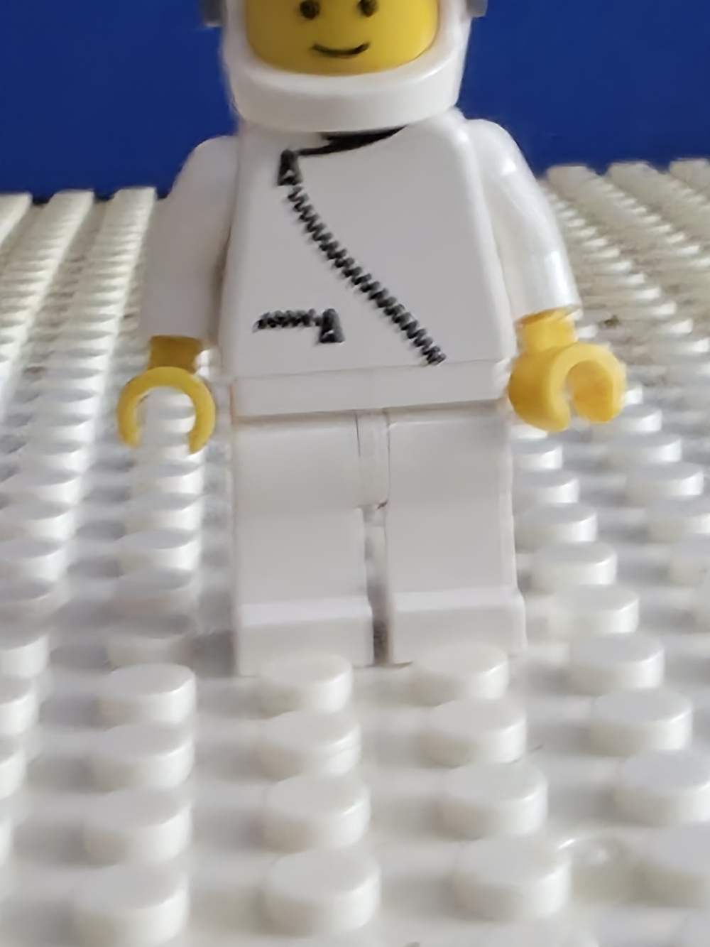 LEGO Vintage Lego Town Minifigure Jacket with Zipper zip016 manca visiera